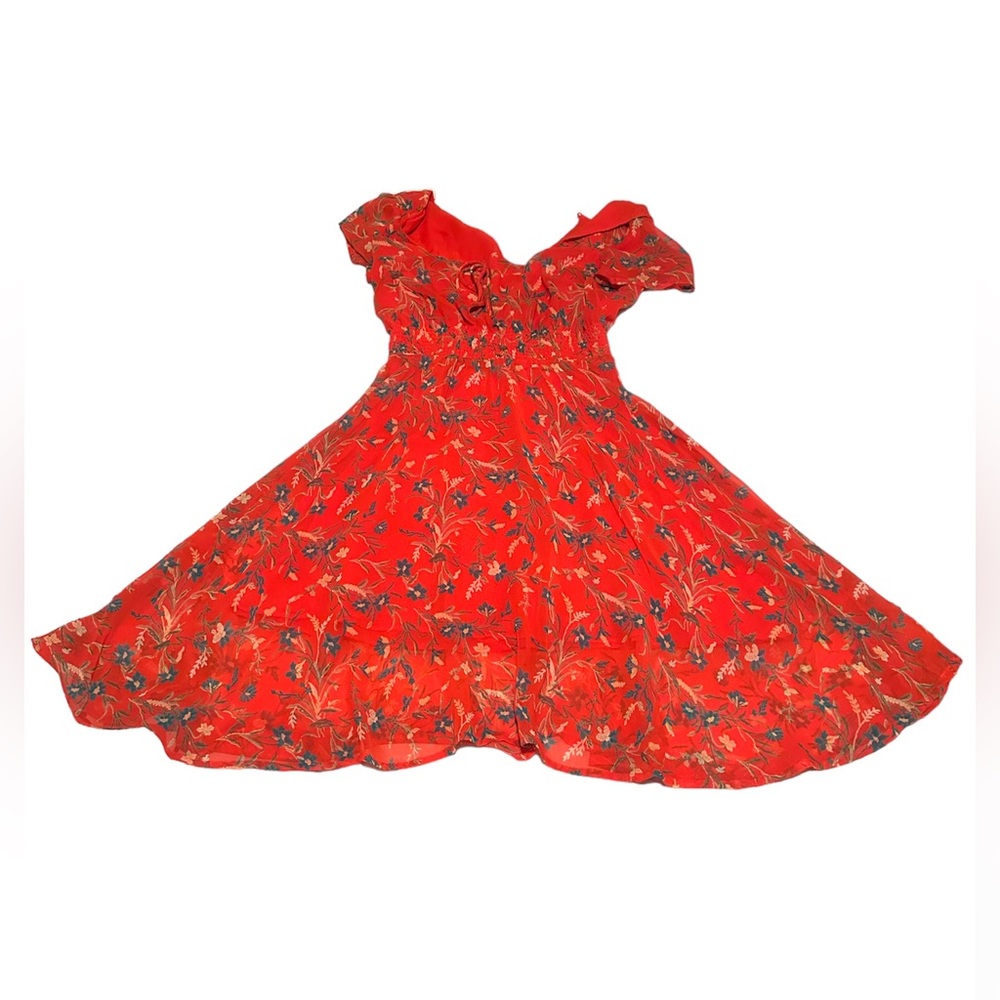 ASOS by Gilli Floral Rayon Mini Dress in Size S - Picture 5 of 8